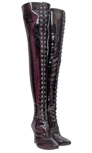 Elektra 4 inch PVC Thigh Boots Elektra 4 inch PVC Thigh Boots