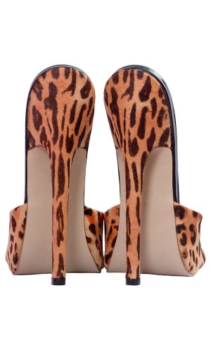 7 inch Dark Leopard Skyhigh Bedheels 7 inch Dark Leopard Skyhigh Bedheels