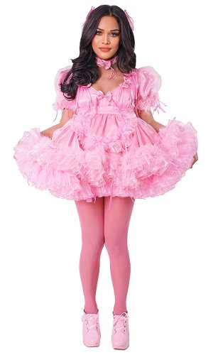 Barbi Satin Sissy Dress Barbi Satin Sissy Dress