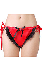 Bikini Cosette Panties with Black Lace