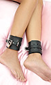 Leather Ankle Cuffs (pair) 