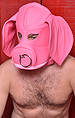 Leather Pig Slave Hood 