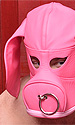Leather Pig Slave Hood 