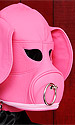 Leather Pig Slave Hood 