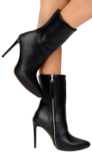 4 inch Xena Fullzip Lamb-leather Boots 4 inch Xena Fullzip Lamb-leather Boots