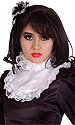 Lockable Satin Ruffle Collar 