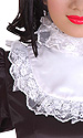 Lockable Satin Ruffle Collar 