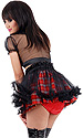 Cosplay Tartan Skirt with Net 
