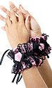Rose elasticated Cuffs (two) 