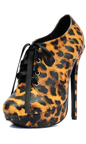 5 inch Bronze Leopard Serving Shoes 5 inch Bronze Leopard Serving Shoes