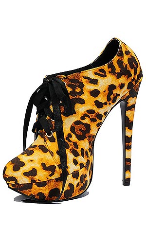 5 inch Golden Leopard Serving Shoes 5 inch Golden Leopard Serving Shoes