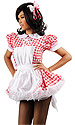 Daisy Gingham Sissy Maid Uniform 