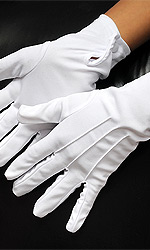 White Ceremonial Gloves
