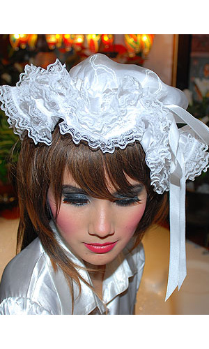 Luxury Lace Maids Hat Luxury Lace Maids Hat