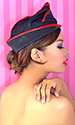 Satin Garrison Cap 