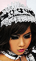 French Maid Lace headband 