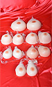 Huge Silicone E Breasts with Straps 