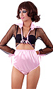 High-Waist Pure Satin Panties 
