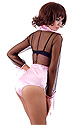 High-Waist Pure Satin Panties 