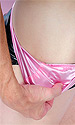Satin-lined Black PVC Panties 