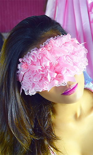 Sissy Frilly Eye Mask Sissy Frilly Eye Mask