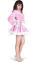 Satin French Maid (long sleeves, high neck) 