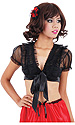 Laura soft-net Tie Top 