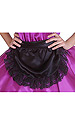 Xara Black French Maids Satin Pinafore 
