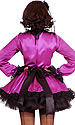 Xara Black French Maids Satin Pinafore 