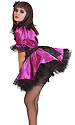 Xara Black French Maids Satin Pinafore 