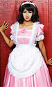 Large Satin Maids Pinafore 