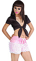 Short Satin Frillies 