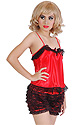 Short Satin Frillies 