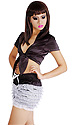 Short Satin Frillies 