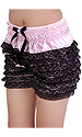 Short Satin Frillies 