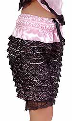 Long Satin Frillies