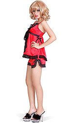 Satin and Lace Babydoll