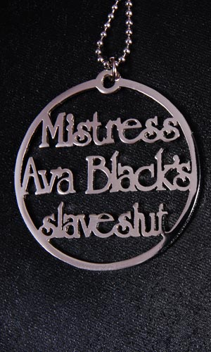 Mistress Ava Black slave tag Mistress Ava Black slave tag