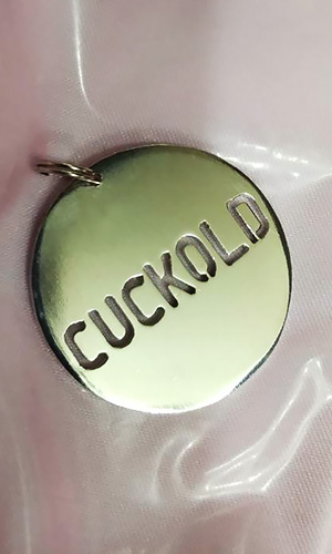 Chastity Tag - CUCKOLD Chastity Tag - CUCKOLD