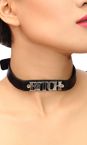 1.5cm Leather Bitch Collar 1.5cm Leather Bitch Collar